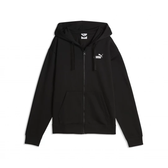 Foto del prodotto PUMA Felpa con zip integrale e cappuccio Essentials con logo N. 1 da donna, Abbigliamento, Nero czarny