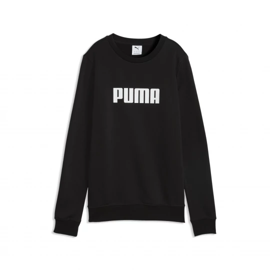 Foto del prodotto PUMA Felpa girocollo con logo Essentials da donna, Abbigliamento, Nero czarny