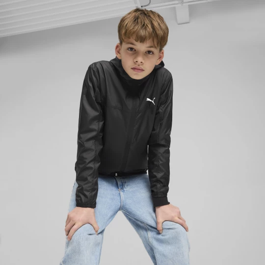 Foto del prodotto PUMA Giacca a vento Essentials vestibilità regolare per ragazzi, Abbigliamento, Nero czarny