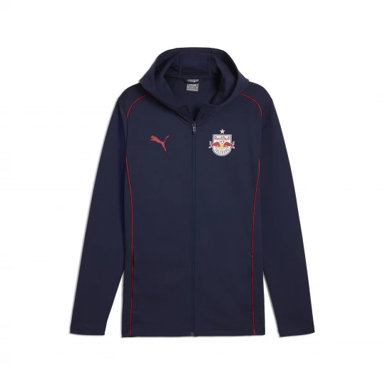 Foto del prodotto PUMA Giacca con cappuccio FC Rosso Bull Salzburg Casuals da uomo, Abbigliamento, Blu niebieski