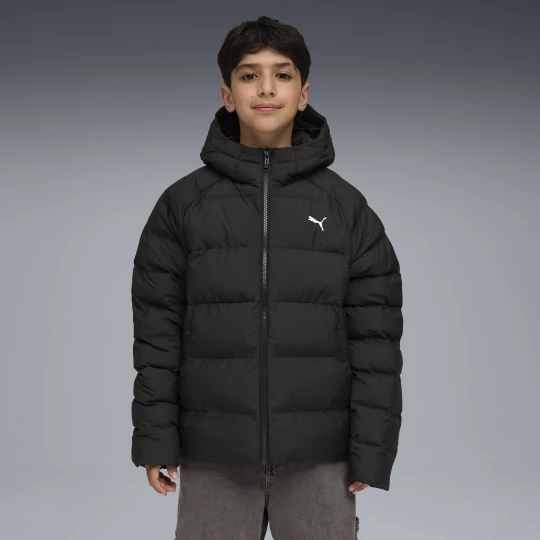 Foto del prodotto PUMA Giacca con cappuccio per ragazzi, Abbigliamento, Nero czarny