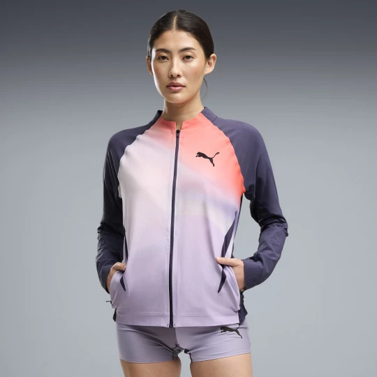Foto del prodotto PUMA Giacca da running con grafica Lightspeed ULTRAWEAVE da donna, Abbigliamento, Grigio Gray