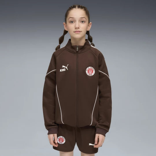 Foto del prodotto PUMA Giacca FC St. Pauli KING Anthem per ragazzi, Abbigliamento, Marrone brązowy