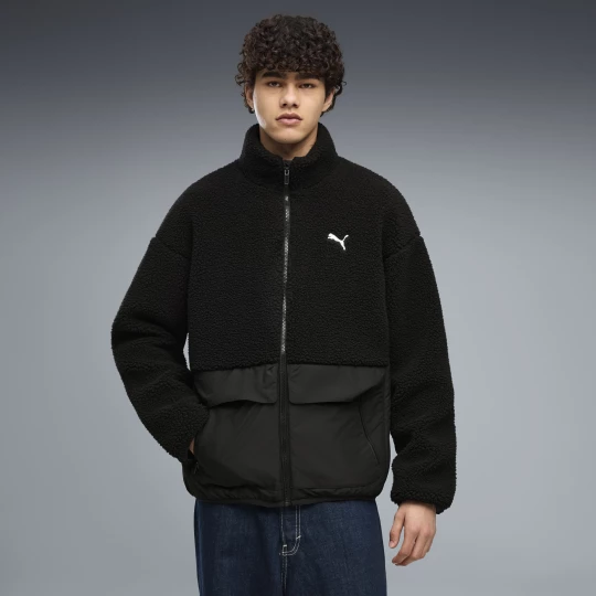 Foto del prodotto PUMA Giacca ibrida Re:Fibre dal taglio morbido da uomo, Abbigliamento, Nero czarny