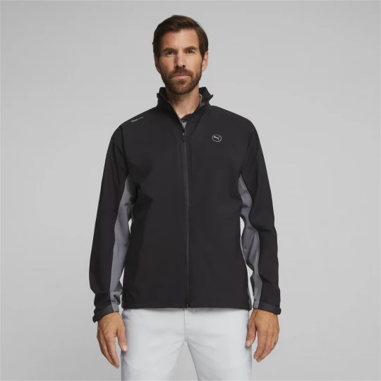 Foto del prodotto PUMA Giacca impermeabile da golf DRYLBL da uomo, Abbigliamento, Nero czarny