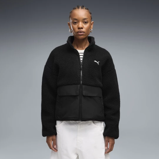 Foto del prodotto PUMA Giacca in pile dal taglio morbido RE:FIBRE da donna, Abbigliamento, Nero czarny