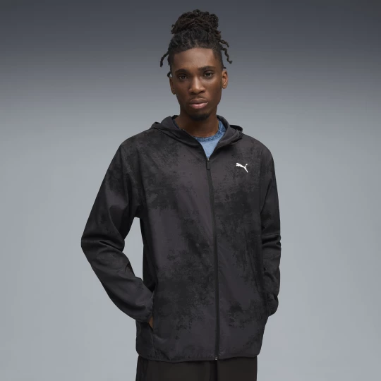 Foto del prodotto PUMA Giacca in tessuto AOP TAD ESSENTIALS da uomo, Abbigliamento, Nero czarny
