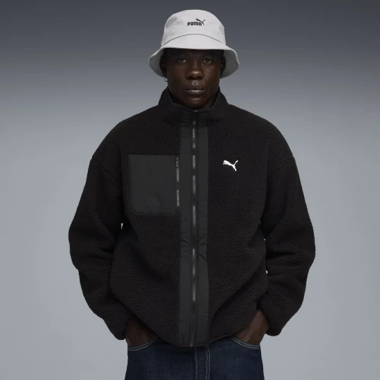 Foto del prodotto PUMA Giacca reversibile in sherpa da uomo, Abbigliamento, Nero czarny