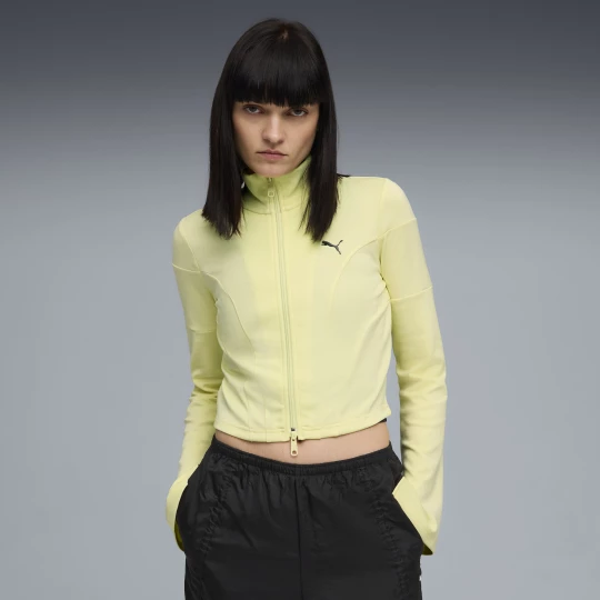 Foto del prodotto PUMA Giacca sportiva cropped DARE TO da donna, Abbigliamento, Giallo żółty