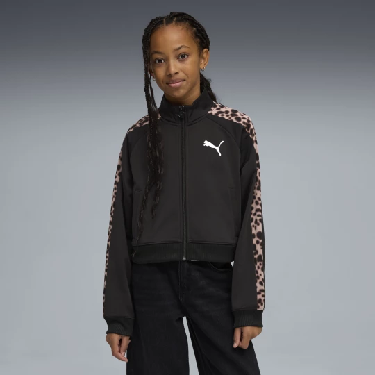 Foto del prodotto PUMA Giacca sportiva T7 Animal dal taglio morbido per ragazzi, Accessori, Nero czarny