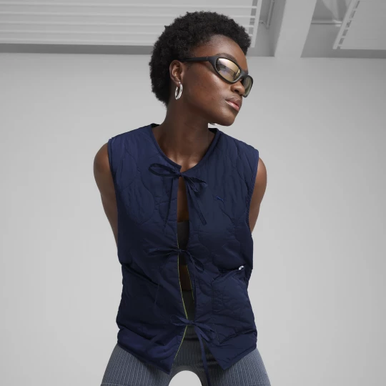 Foto del prodotto PUMA Gilet reversibile YONA da donna, Abbigliamento, Blu niebieski