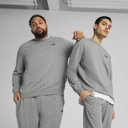 Foto del prodotto PUMA Girocollo con logo piccolo N. 1 Essentials da uomo, Abbigliamento, Grigio Gray