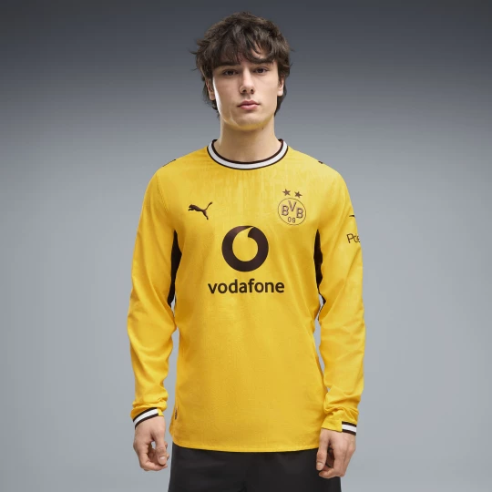 Foto del prodotto PUMA Maglia a maniche lunghe Home Borussia Dortmund Authentic 26 / 27 da uomo, Abbigliamento, Giallo żółty
