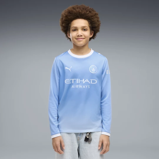 Foto del prodotto PUMA Maglia a maniche lunghe Home Manchester City 26 / 27 per ragazzi, Abbigliamento, Blu niebieski