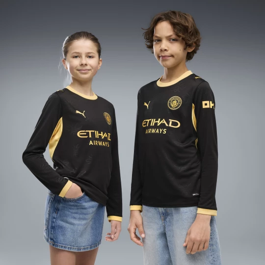Foto del prodotto PUMA Maglia Away a maniche lunghe Manchester City 26 / 27 per ragazzi, Accessori, Nero czarny