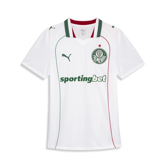 Foto del prodotto PUMA Maglia Away Palmeiras Torced 2026 da uomo, Accessori, Bianco biały