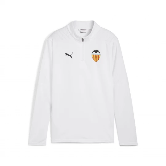 Foto del prodotto PUMA Maglia da allenamento con zip a un quarto Valencia CF per ragazzi, Abbigliamento, Bianco biały