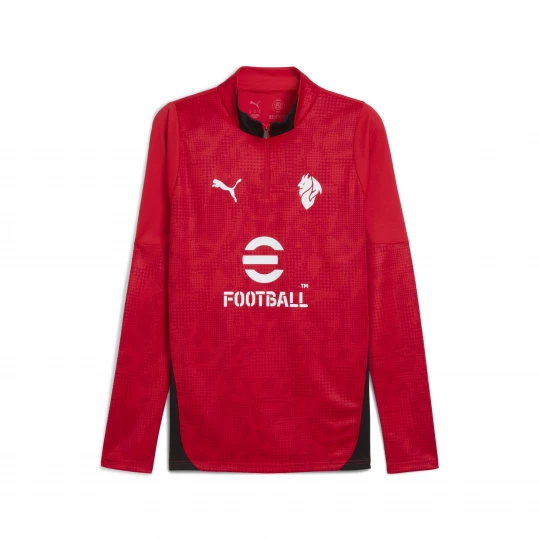 Foto del prodotto PUMA Maglia da allenamento con zip corta AC Milan 25 / 26 da uomo, Accessori, Rosso czerwony