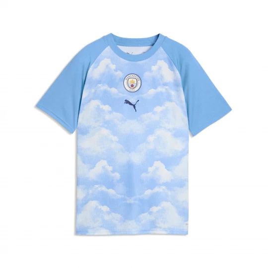Foto del prodotto PUMA Maglia da riscaldamento Manchester City per ragazzi, Accessori, Blu niebieski