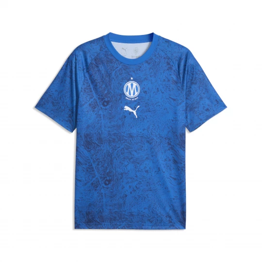 Foto del prodotto PUMA Maglia da riscaldamento Olympique de Marseille da uomo, Accessori, Blu niebieski