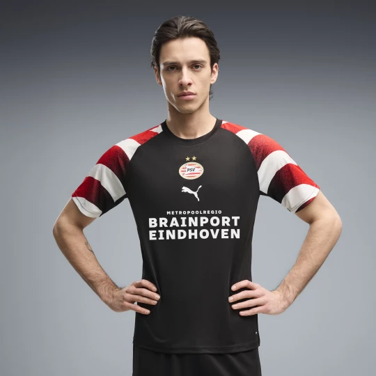 Foto del prodotto PUMA Maglia da riscaldamento PSV Eindhoven da uomo, Accessori, Nero czarny