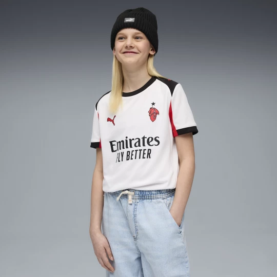 Foto del prodotto PUMA Maglia gara Away AC Milan 25 / 26 per ragazzi, Abbigliamento, Bianco biały