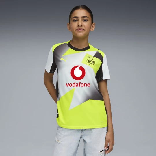 Foto del prodotto PUMA Maglia gara Away Borussia Dortmund 25 / 26 per ragazzi, Abbigliamento, Grigio Gray