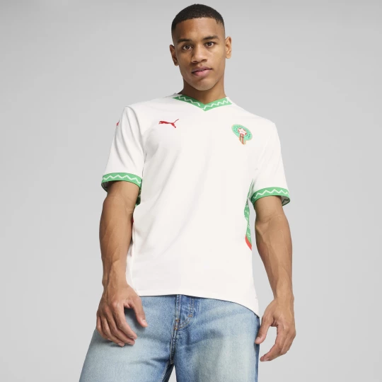 Foto del prodotto PUMA Maglia gara Away Marocco 2025 da uomo, Abbigliamento, Bianco biały