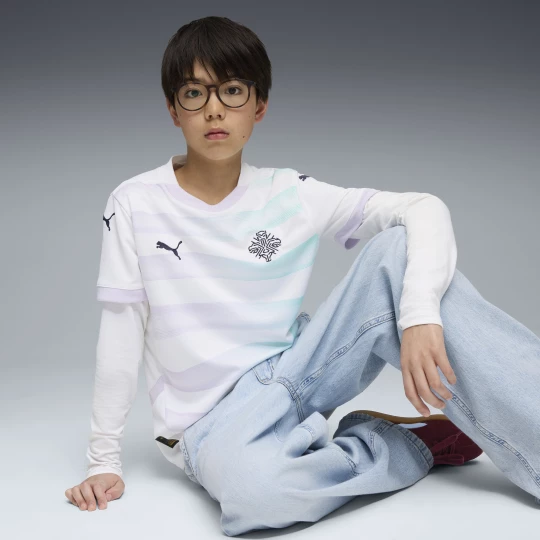 Foto del prodotto PUMA Maglia gara Away Team Islanda 2025 per ragazzi, Abbigliamento, Bianco biały