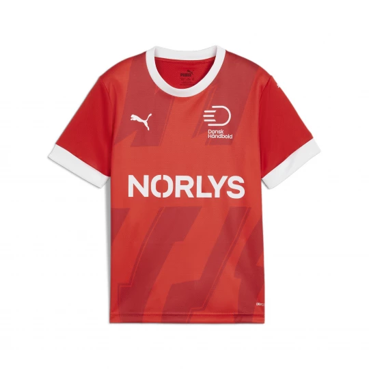 Foto del prodotto PUMA Maglia gara da pallamano Home Danimarca da ragazzi, Abbigliamento, Rosso czerwony