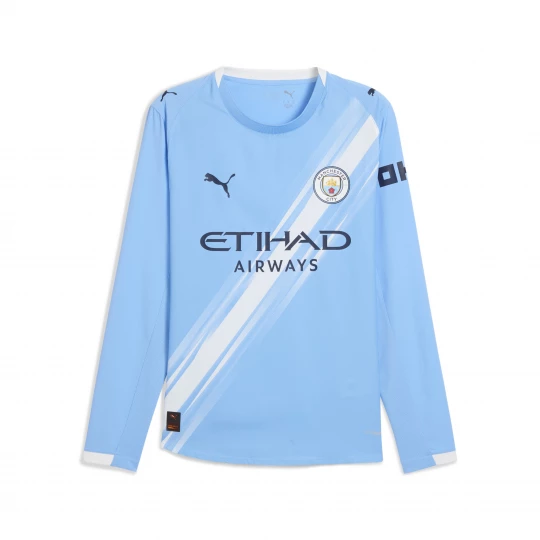 Foto del prodotto PUMA Maglia gara Home a maniche lunghe Manchester City Authentic 25 / 26 da uomo, Accessori, Blu niebieski