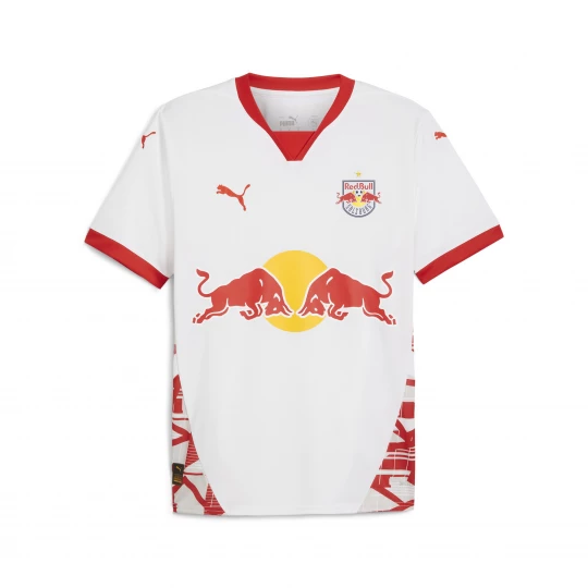 Foto del prodotto PUMA Maglia gara Home FC Rosso Bull Salzburg 24 / 25 da uomo, Accessori, Bianco biały