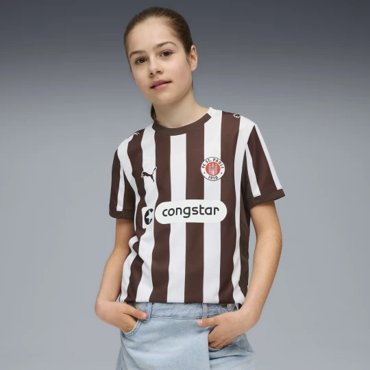 Foto del prodotto PUMA Maglia gara Home FC St. Pauli 25 / 26 per ragazzi, Abbigliamento, Marrone brązowy