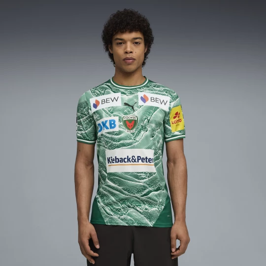 Foto del prodotto PUMA Maglia gara Home Füchse Berlin 25 / 26 da uomo, Accessori, Verde zielony