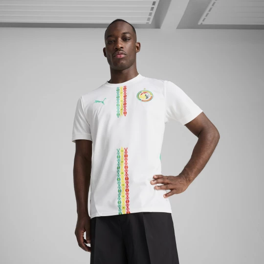 Foto del prodotto PUMA Maglia gara Home Senegal 2025 da uomo, Abbigliamento, Bianco biały
