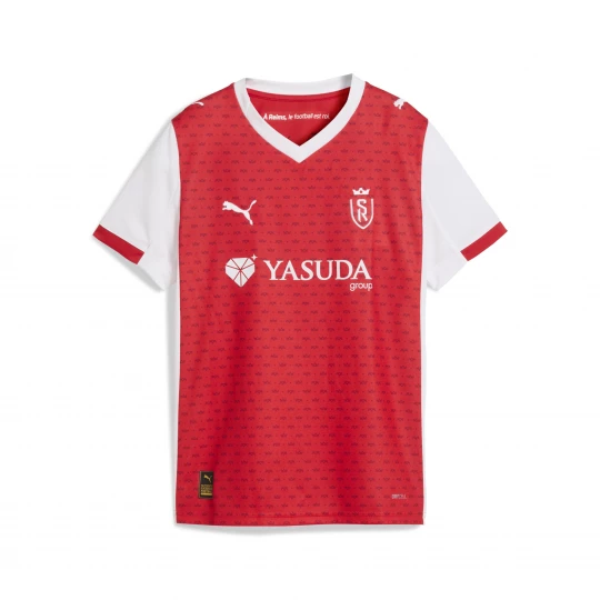 Foto del prodotto PUMA Maglia gara Home Stade de Reims 25 / 26 per ragazzi, Abbigliamento, Rosso czerwony