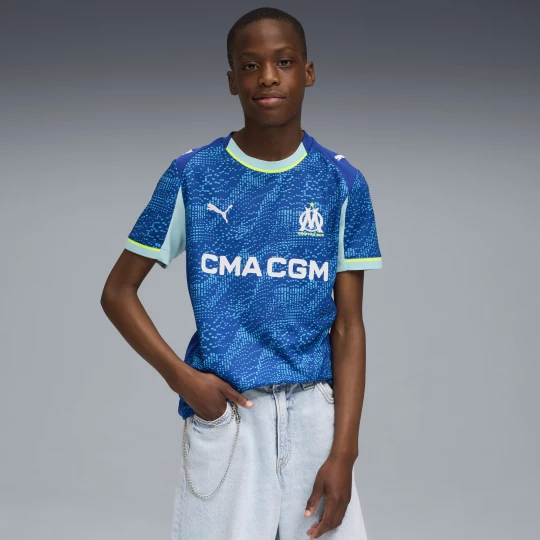 Foto del prodotto PUMA Maglia gara Third Olympique de Marseille 25 / 26 per ragazzi, Abbigliamento, Blu niebieski