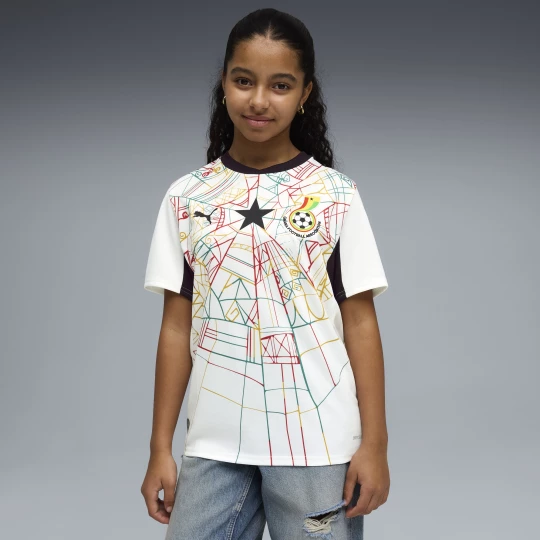 Foto del prodotto PUMA Maglia Home Ghana 2026 per ragazzi, Abbigliamento, Bianco biały