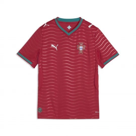 Foto del prodotto PUMA Maglia Home Portogallo 2026 per ragazzi, Accessori, Rosso czerwony