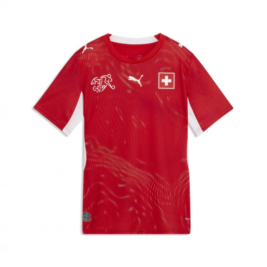 Foto del prodotto PUMA Maglia Home Svizzera 2026 per ragazzi, Accessori, Rosso czerwony