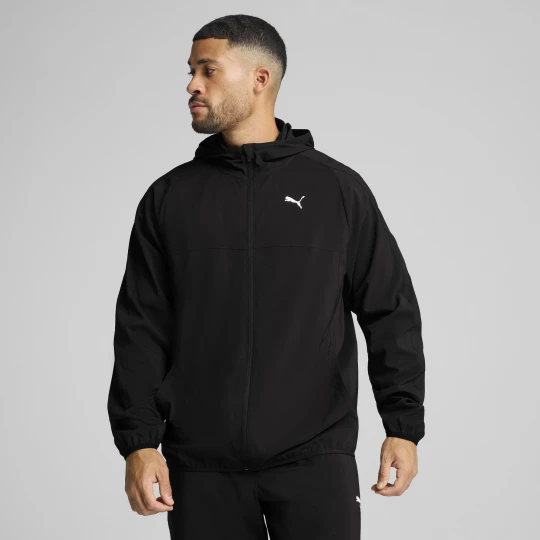 Foto del prodotto PUMA Maglia in tessuto con zip intera TAD TECH da uomo, Abbigliamento, Nero czarny