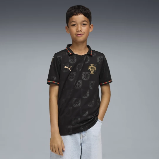 Foto del prodotto PUMA Maglia Portogallo edizione speciale Eusébio 25 / 26 per ragazzi, Abbigliamento, Nero czarny
