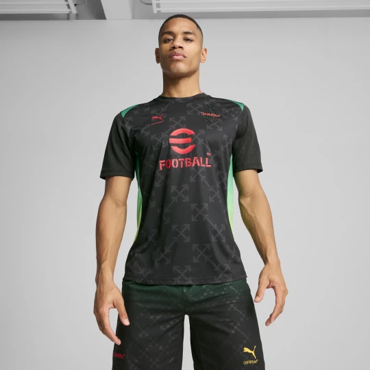 Foto del prodotto PUMA Maglia pre-partita AC MILAN x OFF-Bianco™ da uomo, Abbigliamento, Nero czarny