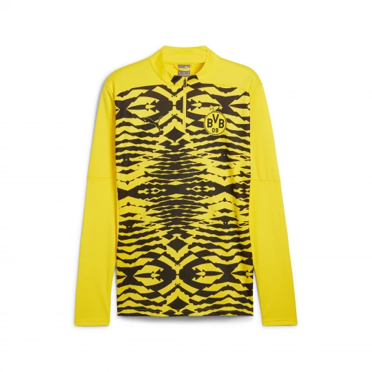 Foto del prodotto PUMA Maglia pre-partita con zip a un quarto Borussia Dortmund da uomo, Accessori, Giallo żółty