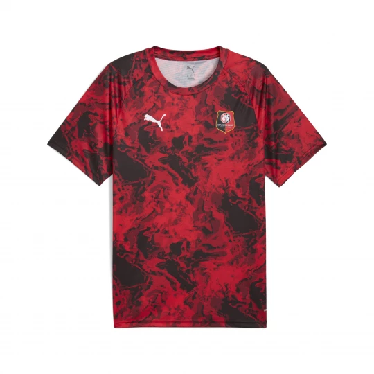 Foto del prodotto PUMA Maglia pre-partita Stade Rennais FC da uomo, Accessori, Rosso czerwony