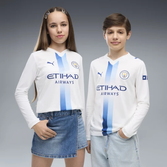 Foto del prodotto PUMA Maglia Third a maniche lunghe Manchester City 26 / 27 per ragazzi, Abbigliamento, Bianco biały