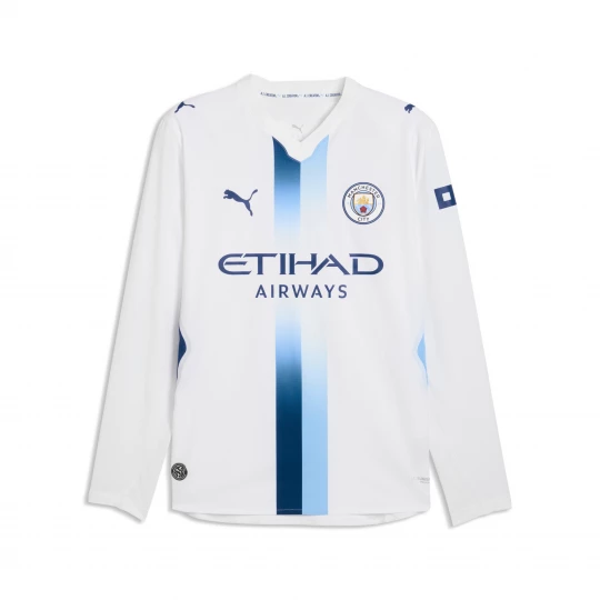 Foto del prodotto PUMA Maglia Third a maniche lunghe Manchester City Authentic 26 / 27 da uomo, Accessori, Bianco biały
