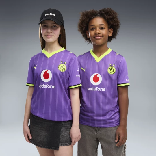 Foto del prodotto PUMA Maglia Third Borussia Dortmund 26 / 27 per ragazzi, Abbigliamento, Viola purpurowy