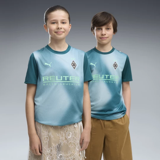 Foto del prodotto PUMA Maglia Third Borussia Mönchengladbach 26 / 27 per ragazzi, Abbigliamento, Verde zielony