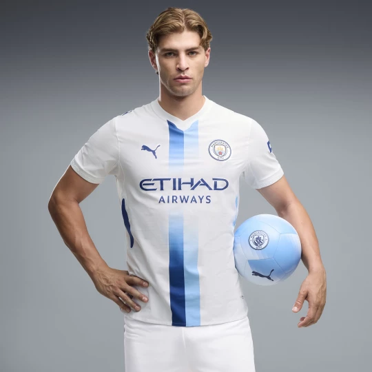Foto del prodotto PUMA Maglia Third Manchester City Authentic 26 / 27 da uomo, Abbigliamento, Bianco biały